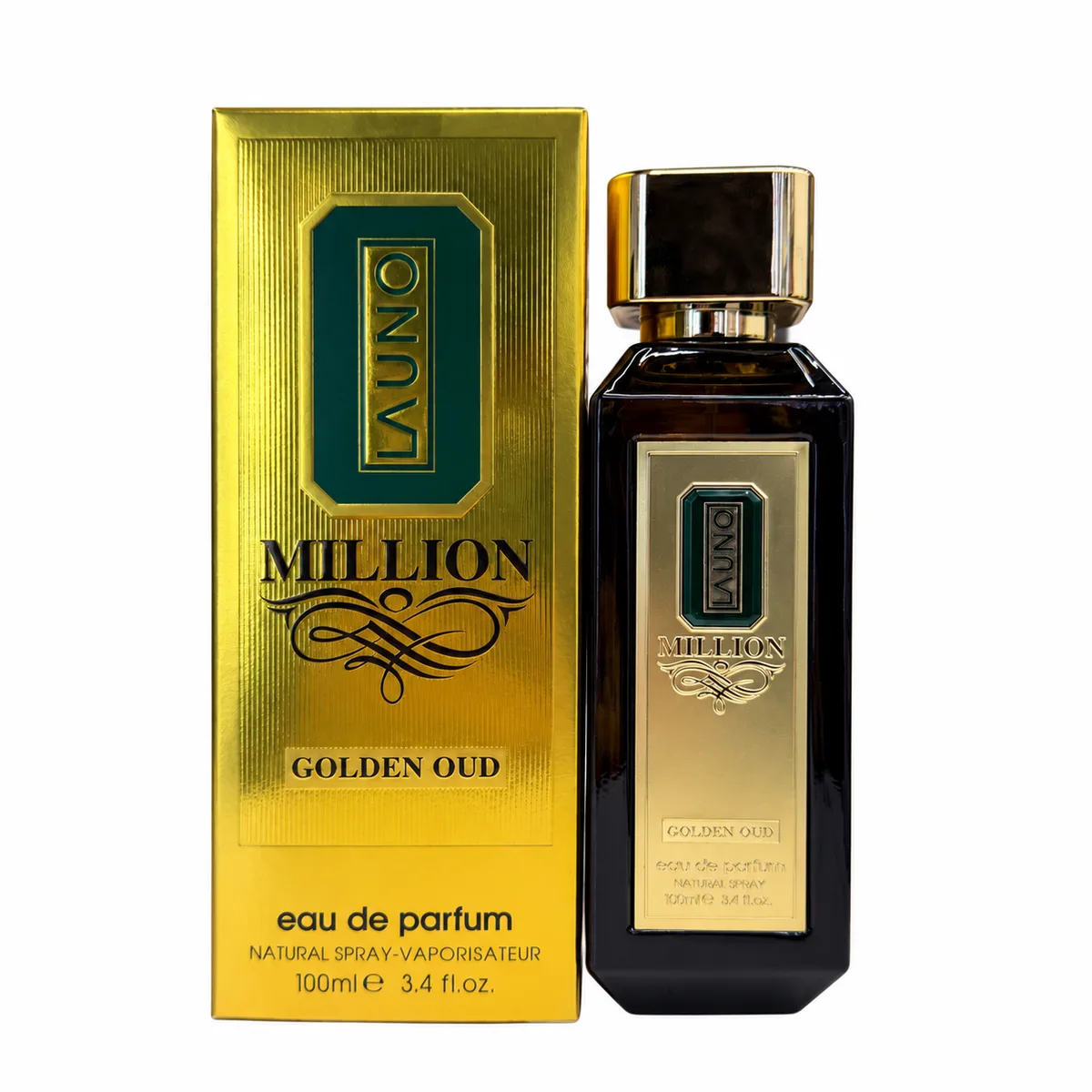 FRAGANCE WORLD LA UNO MILLION FOLDEN OUD, EDP, 100 ml